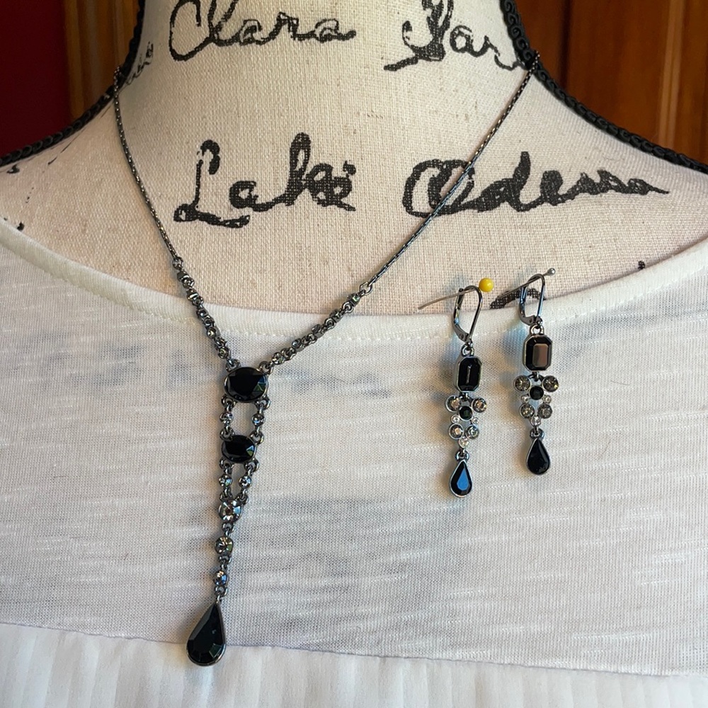 Givenchy necklace and pierced earrings set
